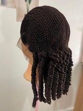 All Back Braided Wig For Women