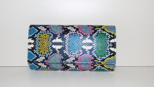 Quiz multicoloured snakeskin
