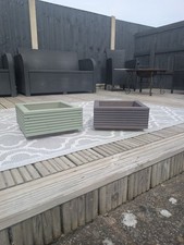 Wooden Decking Planter Garden