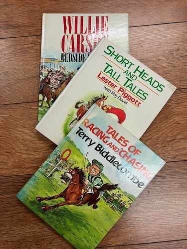 Horse racing hardback books - horse,
