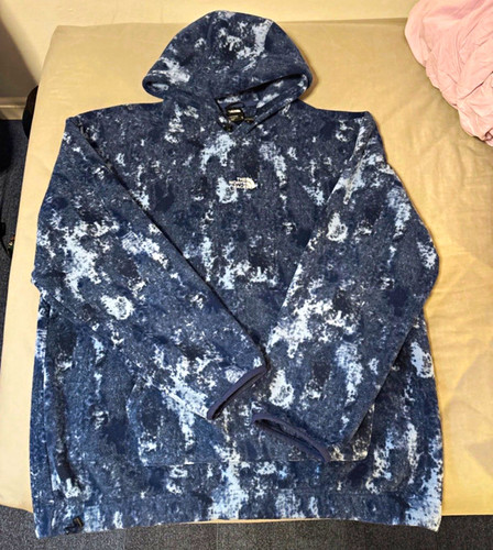 North face oversized blue - face,