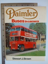 Daimler Buses In Camera Stewart J Brown 1978 Hardback Ian Allan 1st