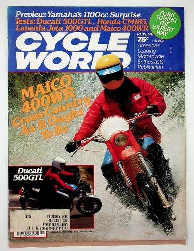 Cycle world magazine nov 1977 - cycle,