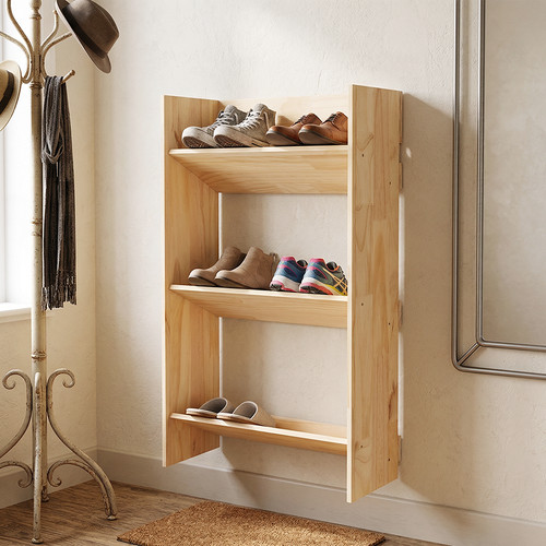 Slanted wall mounted shoe - slanted,