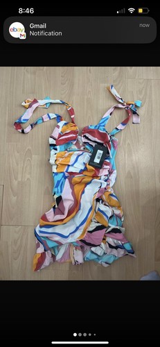 Multicoloured ruched patterned - multicoloured,