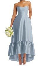 Alfred Sung Strapless Ruffle