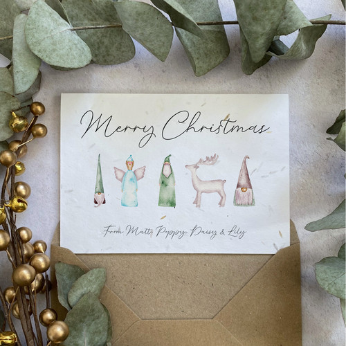 Personalised christmas cards - personalised,