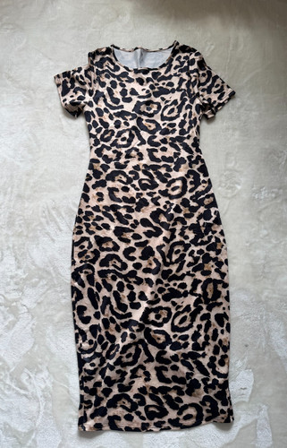 Leopard print bodycon - leopard,