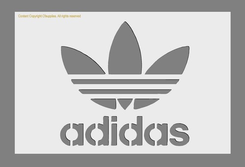 Stencil adidas mylar a3 - stencil, a5/a4/a3
