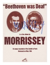 Morrissey autographed signed - morrissey,