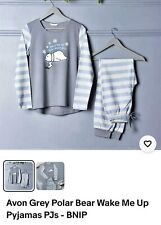 Avon Polar Bear Ladies Pyjama's  Size L (16-18 “Wake ME Up When Winter Ends” New