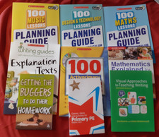Primary literacy, maths, PE, music, technology teaching book bundle PGCE QTS ECT
