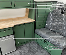 VW T4 SWB Matt Olive Green