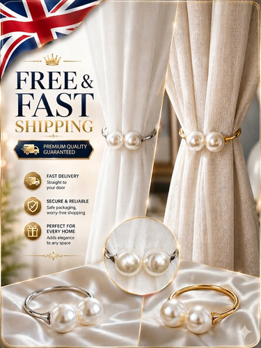 Magnetic pearl curtain - pearl,