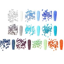 1Bag 3D Nail Art Decoration Kit Mixed Sizes Professional Nails Supplies DIY