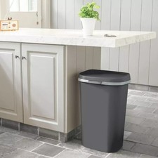 Curver Mistral 50L Lift Top Bin - Grey COSMETIC MARKS ON MAIN BODY ( SCRATCHES )