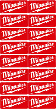 16X 70MM MILWAUKEE TOOLS VINYL STICKERS GARAGE WORKSHOP CAR VAN WINDOW