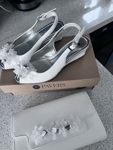 Pavers floral slingback wedge - pavers,