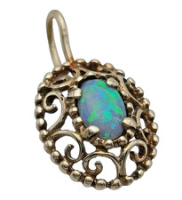 Vintage 9ct Gold Opal Set