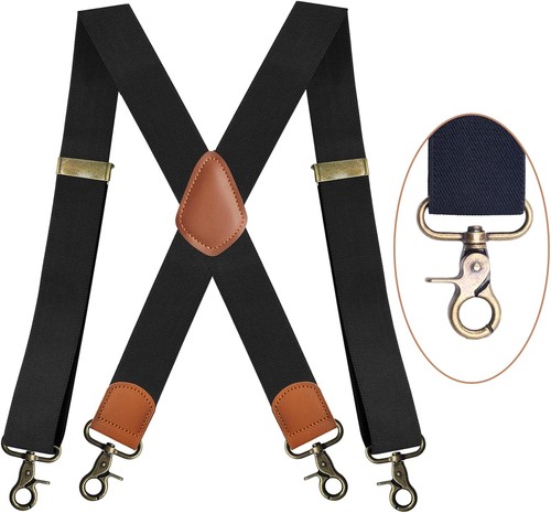 Mens braces hook clips - mens, 4