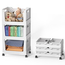3 Tiers Mobile Bookshelf