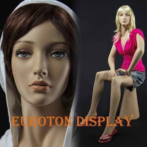 Female mannequin sitting 8 - female,