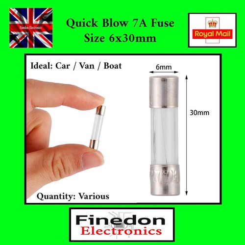 Glass tube fuse - fuse, 6x30mm