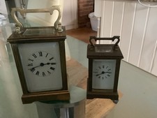 Two Antique  Carriage Clocks