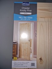 Pine knotty door 1981x762x35 - pine,