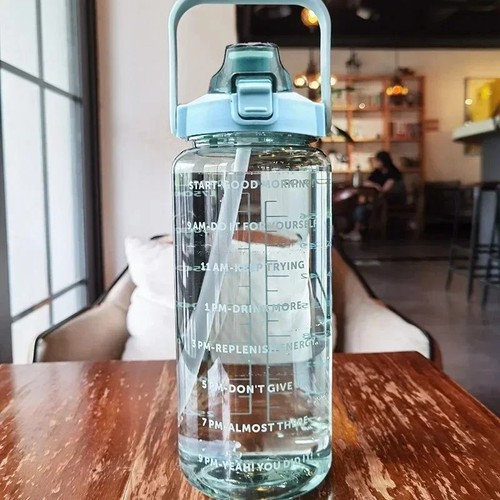 Litre water bottle gym - water,