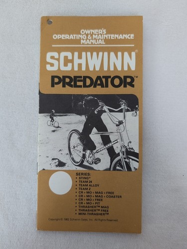 1982 schwinn predator bmx - predator,