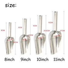 1Pcs Stainless Steel Ice Scoop