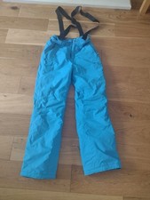 Dare 2b Ski Salopettes  teal blue, size small waist 32 inch excellent condition 