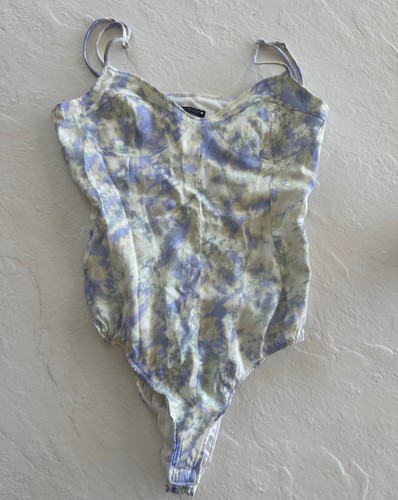 Zara tie dye bustier bodysuit - zara,