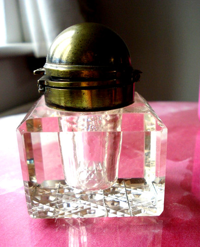Victorian cut crystal with - victorian,