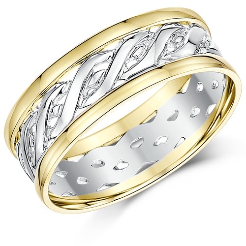 9ct yellow white - 9ct, &