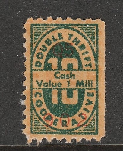 Double thrift stamp merchant - thrift, stamp-merchant