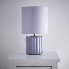 Ceramic Round Table Lamp With