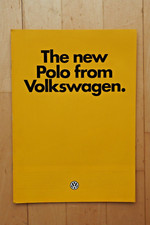 The New Polo from Volkswagen 1983 Dealership Sales Brochure. Cars, Literature