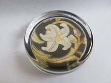 Liverpool Cathedral Embroidery Museum paperweight detail from silk by E. Hoare