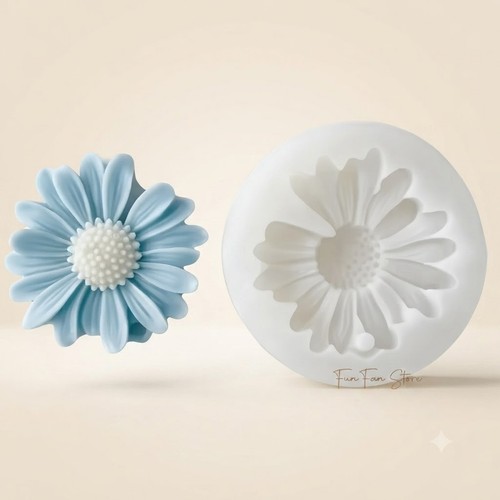 Daisy flower silicone candle - daisy,