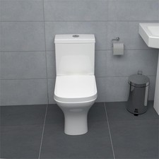 Square Close Coupled Toilet