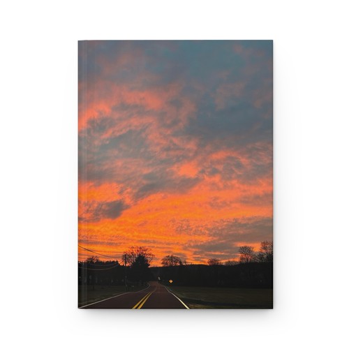 Country road stunning sky - road, 02
