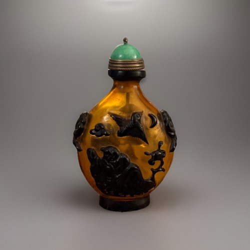 Amber glass chinese - glass,