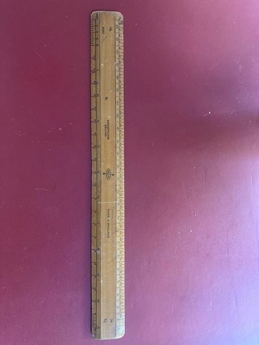 Vintage boxwood imperial scale - imperial,