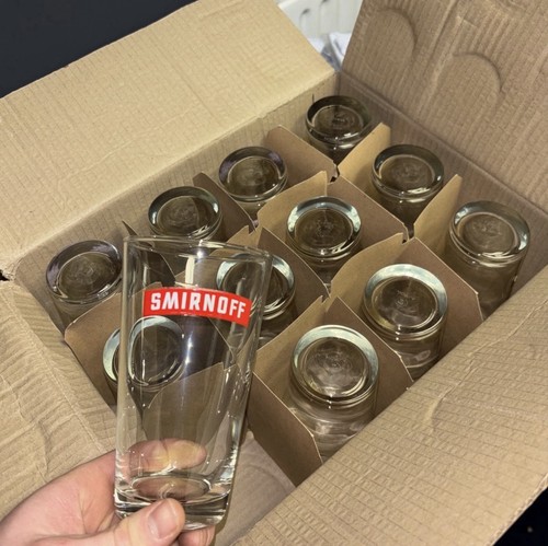 Smirnoff vodka glasses pack - glasses,
