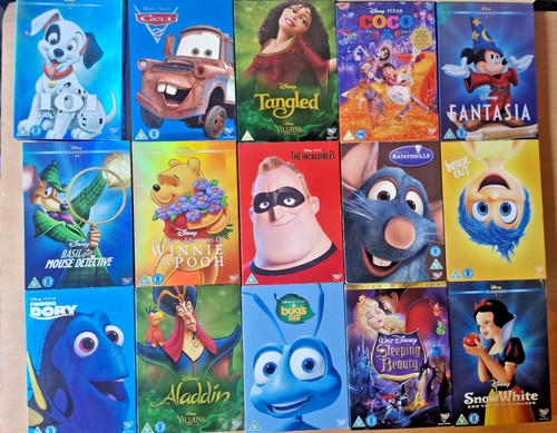 Disney pixar 15x dvd bundle - pixar,