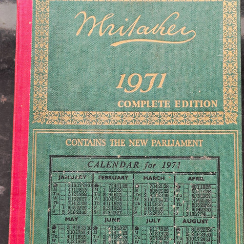 Whitaker almanack 1971 - almanack,