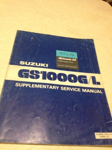 Suzuki gs1000g gs1000gl - suzuki, 1980