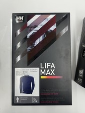 Helly Hansen Navy Base layer XL- LIFA MAX Crewneck